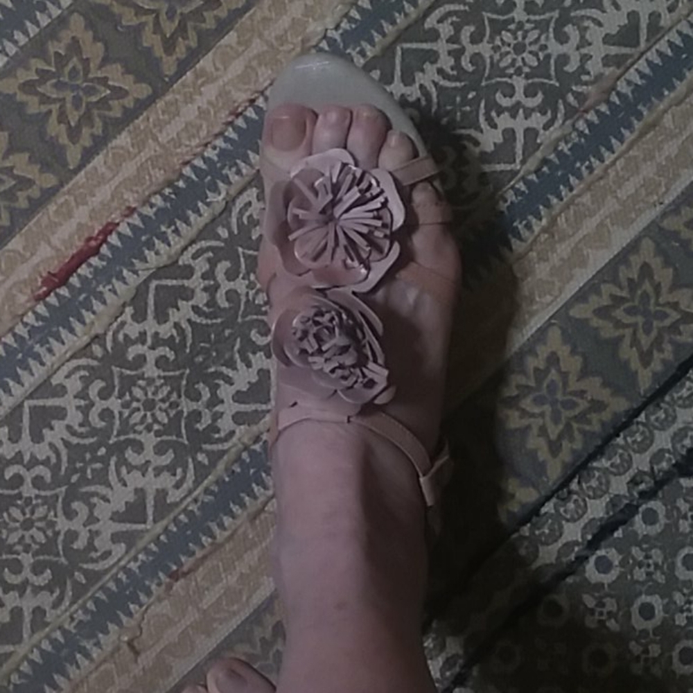 Pink shoes